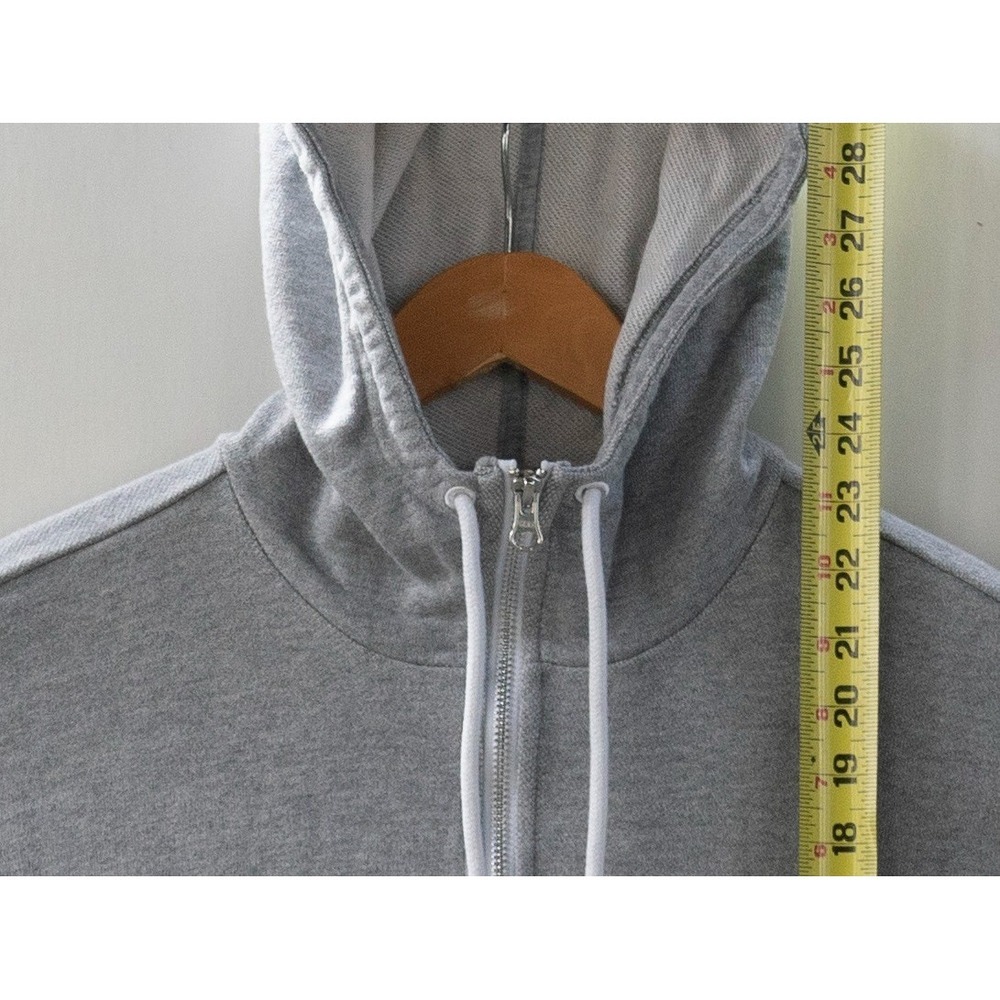 Adidas Sportswear Stadium Full-Zip Hoodie Heather Grey Women's Size M - Picture 3 of 4